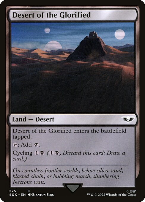 Desert of the Glorified 275