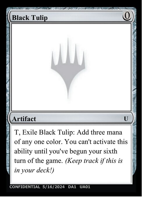 Black Tulip UA01a