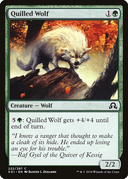 Quilled Wolf 222
