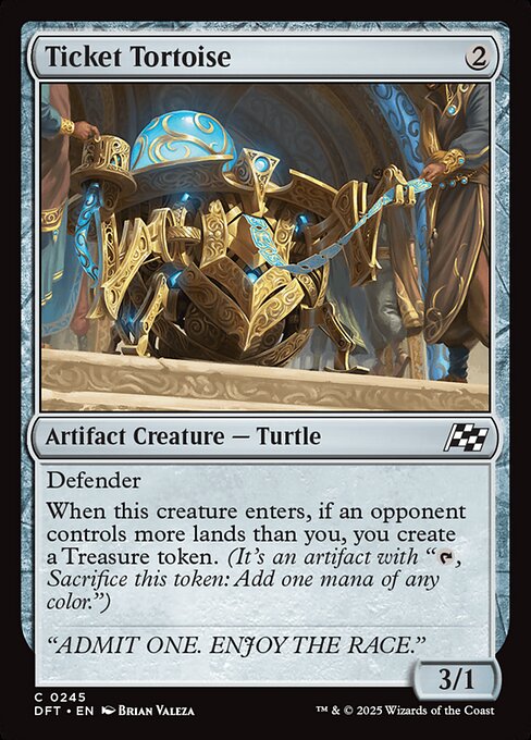 Ticket Tortoise 245