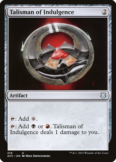 Talisman of Indulgence 219