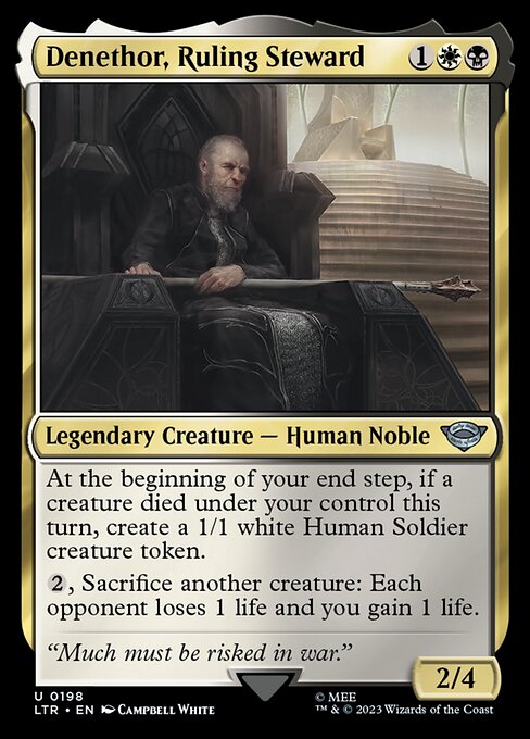Denethor, Ruling Steward 198