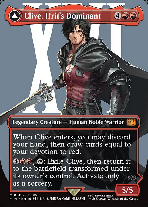Clive, Ifrit's Dominant // Ifrit, Warden of Inferno 385