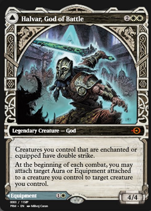 Halvar, God of Battle // Sword of the Realms 88202