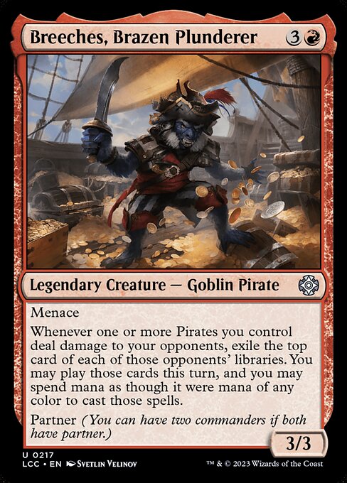 Breeches, Brazen Plunderer 217