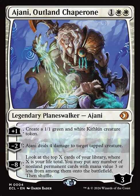 Ajani, Outland Chaperone 4p