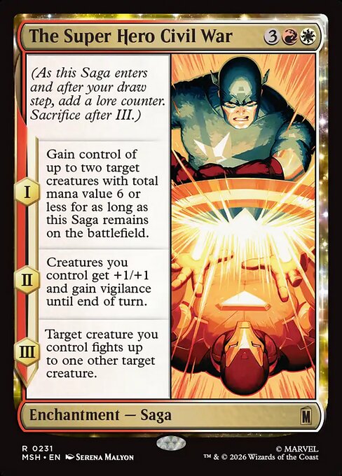 The Super Hero Civil War 231