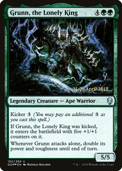 Grunn, the Lonely King 165s