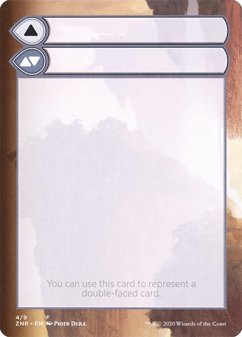 Double-Faced Substitute Card 4