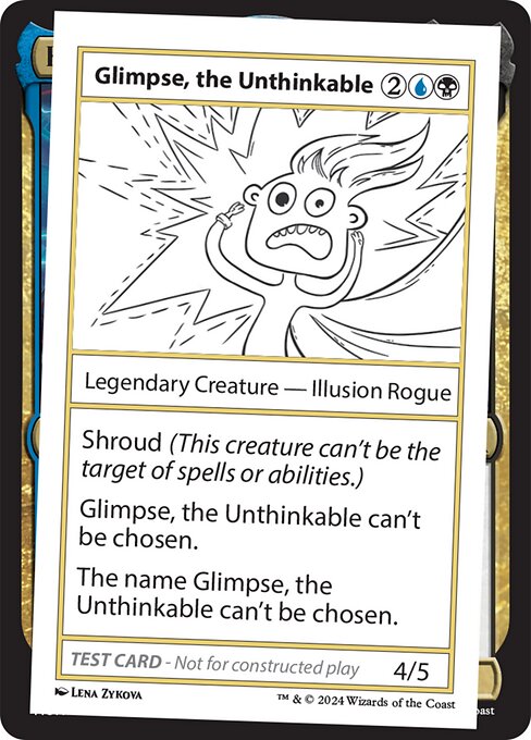 Glimpse, the Unthinkable 594