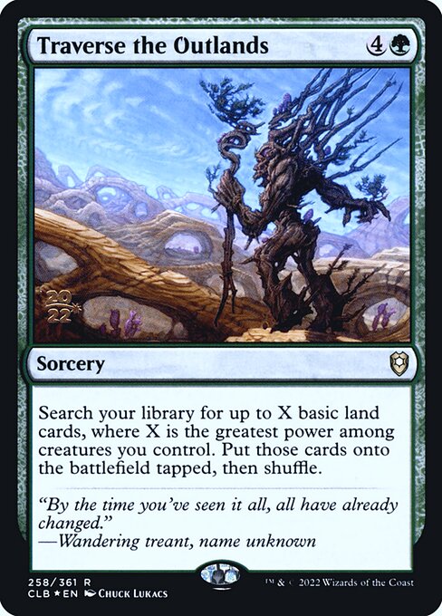 Traverse the Outlands 258s