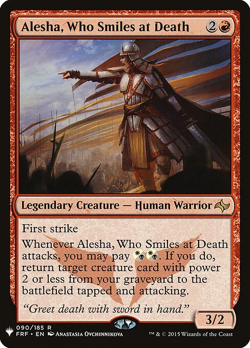 Alesha, Who Smiles at Death FRF-90