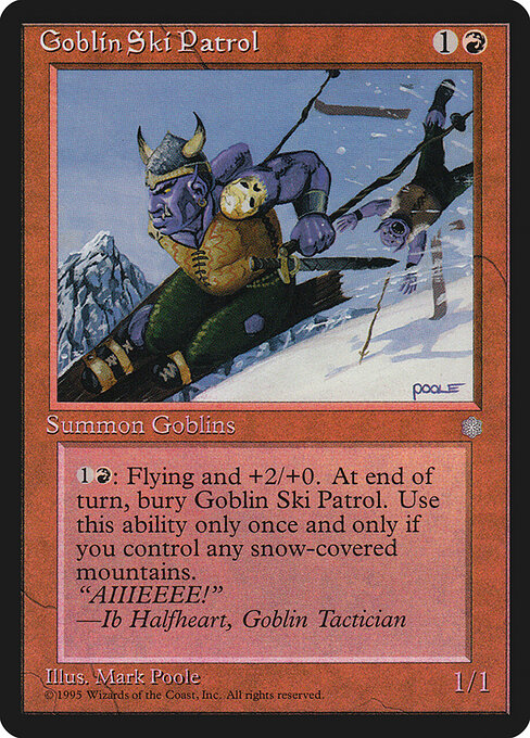 Goblin Ski Patrol 190