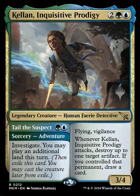 Kellan, Inquisitive Prodigy // Tail the Suspect 212p