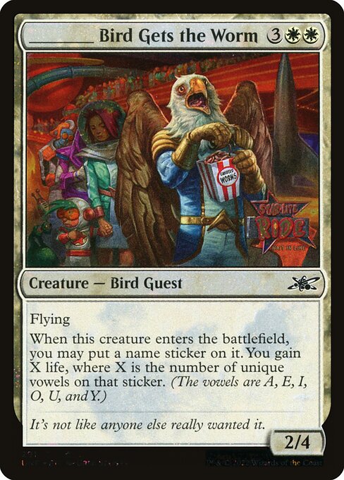 _____ Bird Gets the Worm 291
