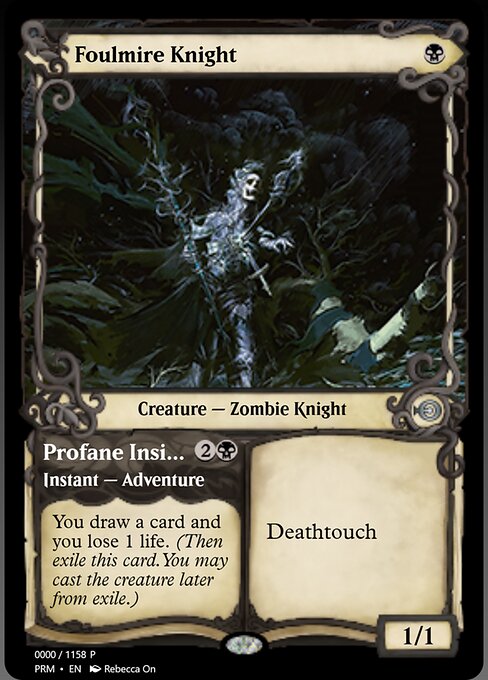 Foulmire Knight // Profane Insight 78806