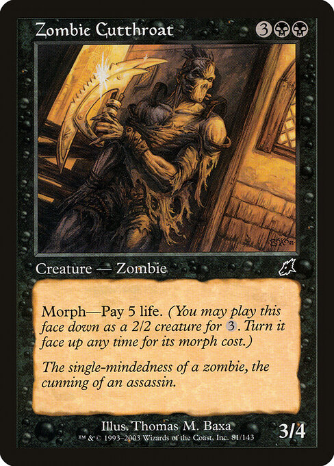 Zombie Cutthroat 81