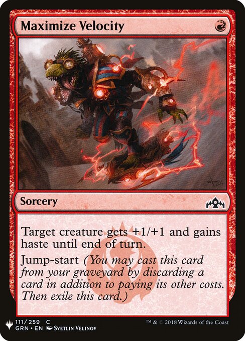 Maximize Velocity GRN-111