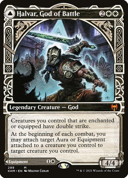 Halvar, God of Battle // Sword of the Realms 299