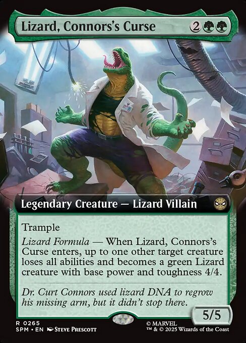Lizard, Connors's Curse 265