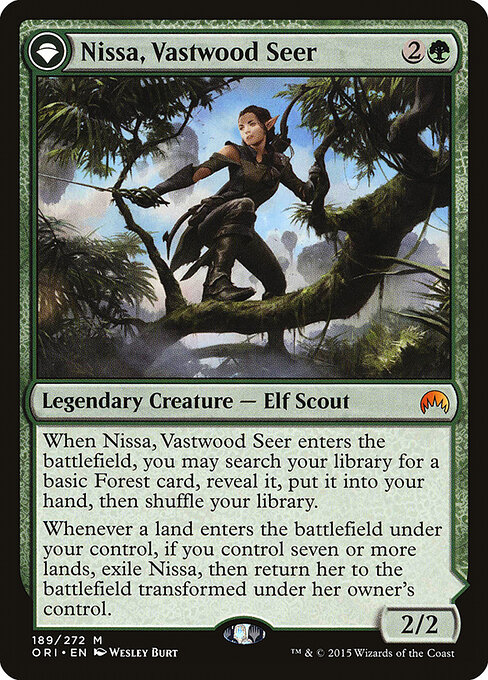 Nissa, Vastwood Seer // Nissa, Sage Animist 189
