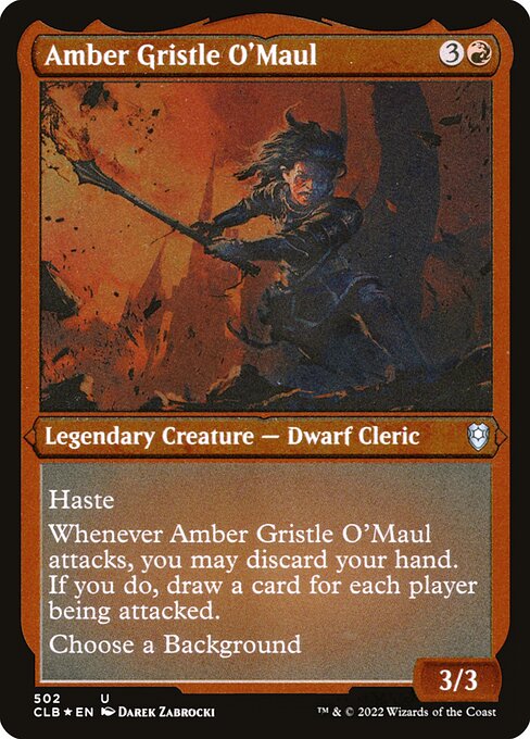 Amber Gristle O'Maul 502