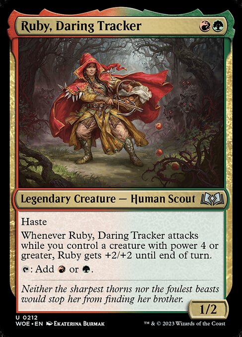 Ruby, Daring Tracker 212