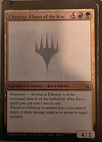 Efteekay, Flame of the Kav