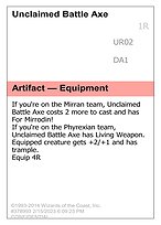 Unclaimed Battle Axe