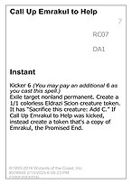 Call Up Emrakul to Help