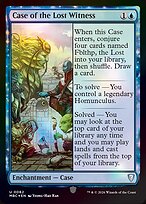 Case of the Lost Witness