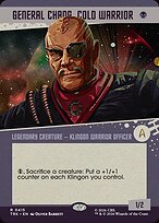 General Chang, Cold Warrior