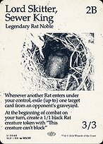 Lord Skitter, Sewer King