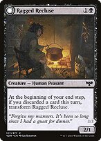 Ragged Recluse // Odious Witch