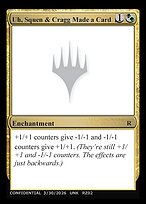 Uh, Squen & Cragg Made a Card