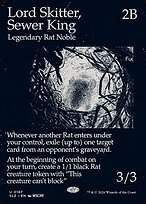 Lord Skitter, Sewer King