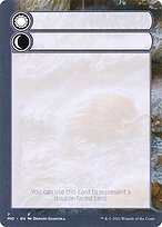 Double-Faced Substitute Card
