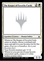The Keeper of Favorite Cards