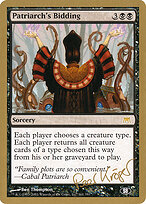 Patriarch's Bidding