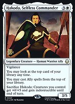Hakoda, Selfless Commander