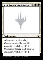 Sixth Stage of Magic Design