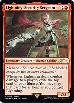 Lightning, Security Sergeant