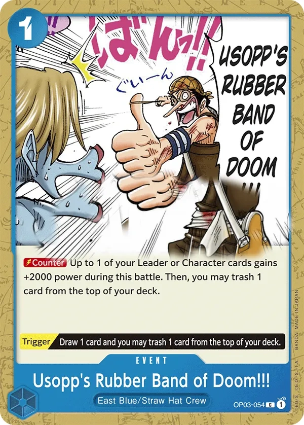 Usopp's Rubber Band of Doom!!!