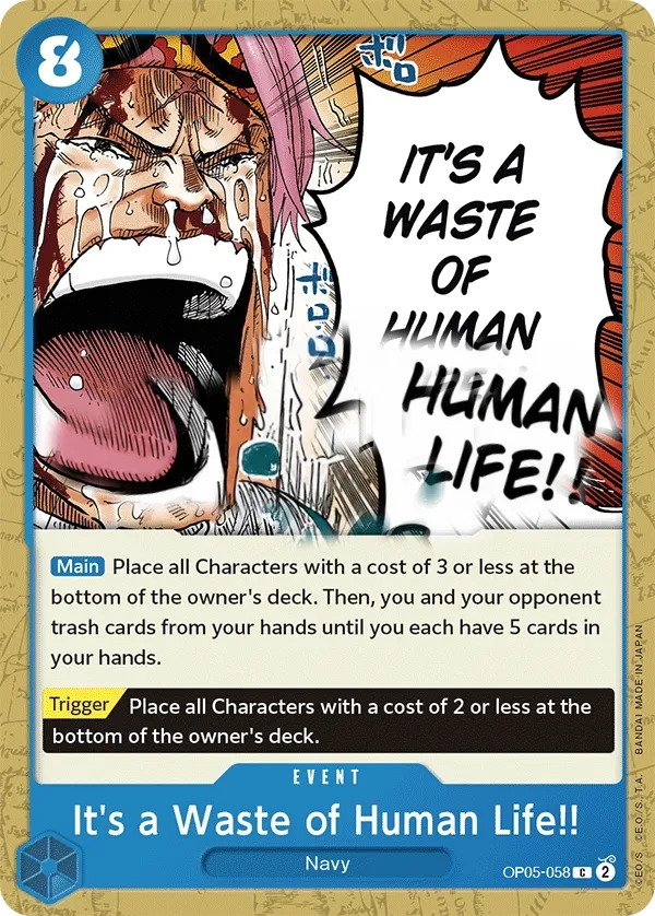 It's a Waste of Human Life!!