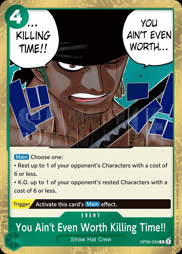 You Ain't Even Worth Killing Time!!