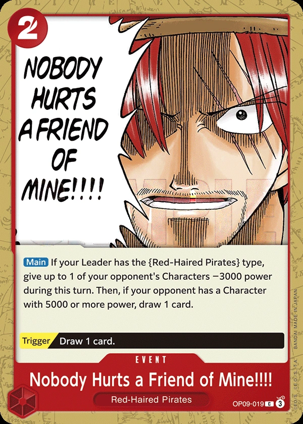 Nobody Hurts a Friend of Mine!!!!