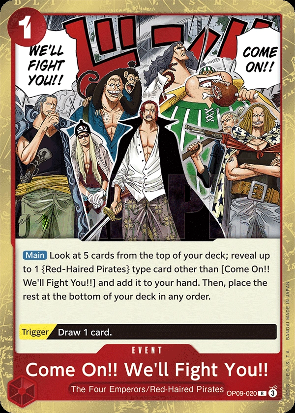 Come On!! We'll Fight You!!
