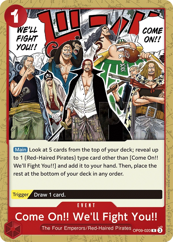 Come On!! We'll Fight You!!