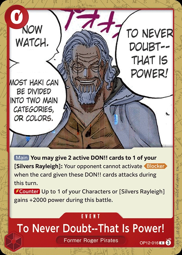 To Never Doubt--That Is Power!