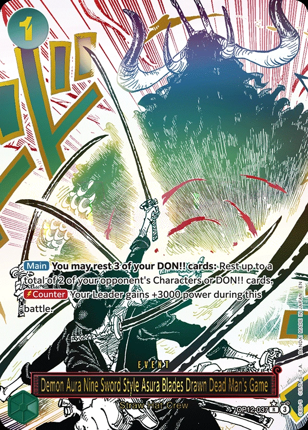 Demon Aura Nine Sword Style Asura Blades Drawn Dead Man's Game